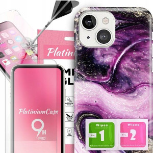 ETUI 2MM +szkło 9H do IPHONE 13 Glamour Top Wzory