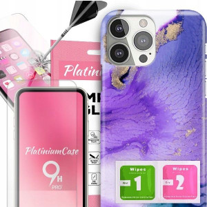 ETUI 2MM +szkło 9H do IPHONE 13 PRO Glamour Wzory