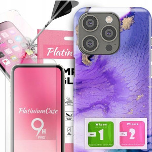 ETUI 2MM +szkło 9H do IPHONE 14 PRO Glamour Wzory