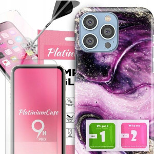 ETUI 2MM +szkło 9H do IPHONE 14 PRO MAX Glam Wzory