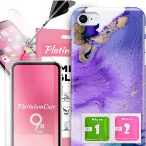 ETUI 2MM +szkło 9H do IPHONE 7 Glamour Top Wzory