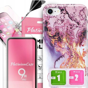 ETUI 2MM +szkło 9H do IPHONE 8 Glamour Top Wzory