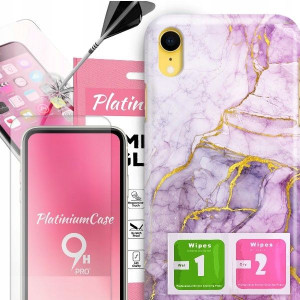 ETUI 2MM +szkło 9H do IPHONE XR Glamour Top Wzory