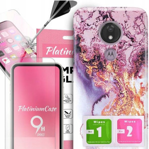 ETUI 2MM +szkło 9H do MOTOROLA G7 POWER Glam Wzory
