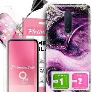 ETUI 2MM +szkło 9H do ONEPLUS 8 Glamour Top Wzory