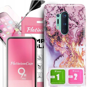 ETUI 2MM +szkło 9H do ONEPLUS 8 PRO Glamour Wzory