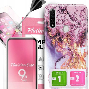 ETUI 2MM +szkło 9H do OPPO A31 Glamour Top Wzory