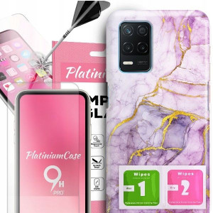ETUI 2MM +szkło 9H do REALME 8 5G Glamour Wzory