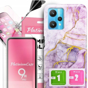 ETUI 2MM +szkło 9H do REALME 9 PRO Glamour Wzory