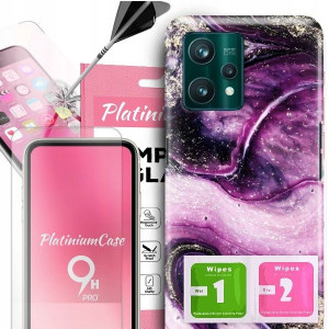 ETUI 2MM +szkło 9H do REALME 9 PRO PLUS Glam Wzory