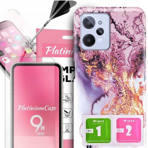 ETUI 2MM +szkło 9H do REALME C31 Glamour Top Wzory