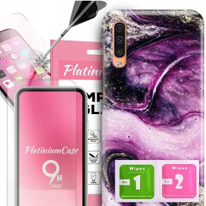 ETUI 2MM +szkło 9H do SAMSUNG A30s Glamour Wzory