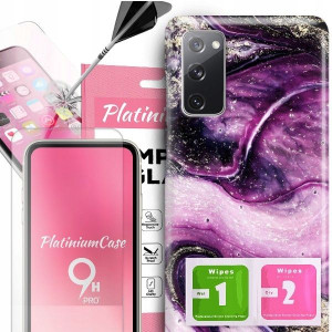 ETUI 2MM +szkło 9H do SAMSUNG S20FE 5G Glam Wzory