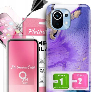 ETUI 2MM +szkło 9H do XIAOMI Mi 11 Glamour Wzory