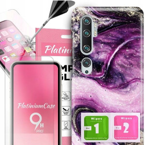 ETUI 2MM +szkło 9H do XIAOMI Mi NOTE 10 Glam Wzory