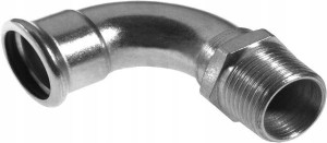 Kolano Gz 90 Stopni Kan-therm Steel - 18 X 1/2''