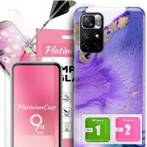 ETUI 2MM+9H do XIAOMI REDMI NOTE 11T 5G Glam Wzory