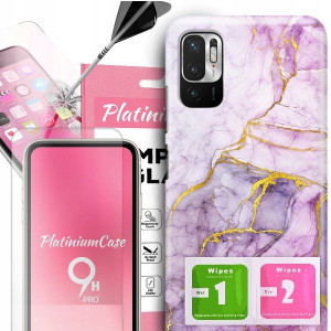 ETUI 2MM+szkło 9H do XIAOMI POCO M3 PRO Glam Wzory