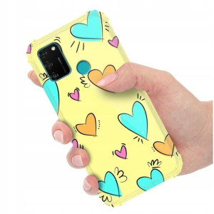 ETUI ANTI-SHOCK do HUAWEI HONOR 9A Miłość Wzory