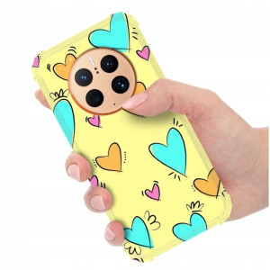 ETUI ANTI-SHOCK do HUAWEI MATE 50 PRO Miłość Wzory