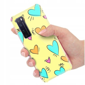 ETUI ANTI-SHOCK do HUAWEI NOVA 7 PRO Miłość Wzory