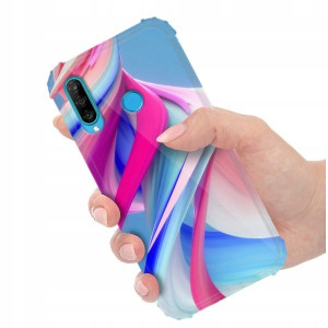 ETUI ANTI-SHOCK do HUAWEI P30 LITE Kwieciste Wzory