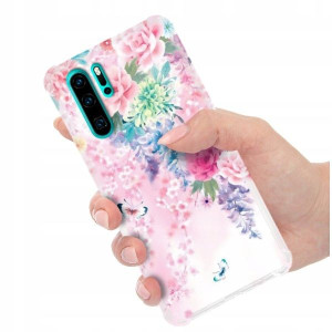 ETUI ANTI-SHOCK do HUAWEI P30 PRO Kwieciste Wzory