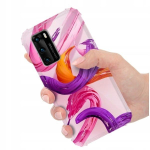 ETUI ANTI-SHOCK do HUAWEI P40 Kwiaty Damskie Wzory
