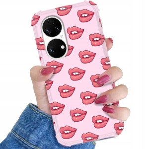 Etui ANTI-SHOCK do HUAWEI P50 Kolor Pastel Wzory
