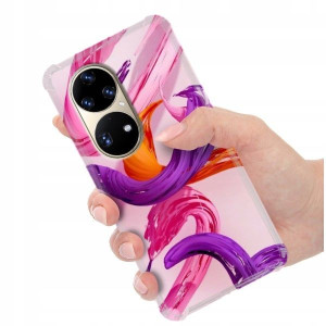 ETUI ANTI-SHOCK do HUAWEI P50 PRO Kwieciste Wzory