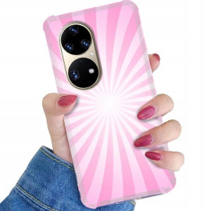Etui ANTI-SHOCK do HUAWEI P50 PRO Pastelowe Wzory