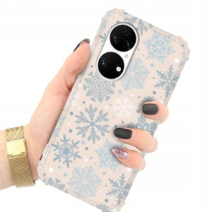ETUI ANTI-SHOCK do HUAWEI P50 Święta Zimowe Wzory