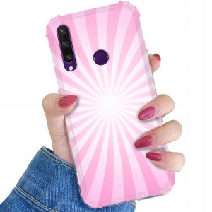 Etui ANTI-SHOCK do HUAWEI Y6P Kolor Pastel Wzory
