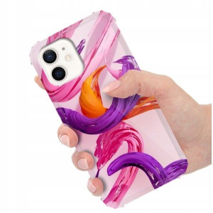 ETUI ANTI-SHOCK do IPHONE 12 MINI Kwieciste Wzory