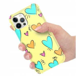 ETUI ANTI-SHOCK do IPHONE 12 PRO Love Miłość Wzory
