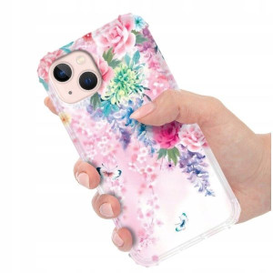 ETUI ANTI-SHOCK do IPHONE 13 Kwiaty Damskie Wzory