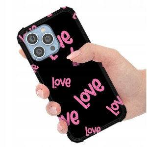 ETUI ANTI-SHOCK do IPHONE 14 PRO MAX Miłość Wzory