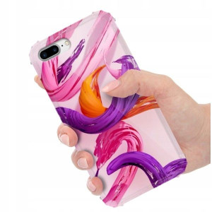 ETUI ANTI-SHOCK do IPHONE 8 PLUS Kwieciste Wzory