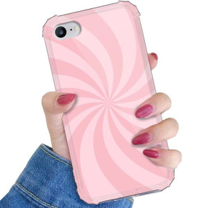 Etui ANTI-SHOCK do IPHONE SE2 Kolor Pastel Wzory