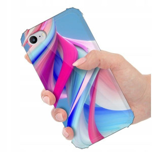 ETUI ANTI-SHOCK do IPHONE SE3 Kwiaty Damskie Wzory