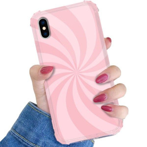 Etui ANTI-SHOCK do IPHONE XS Kolorowe Pastel Wzory