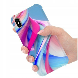 ETUI ANTI-SHOCK do IPHONE XS MAX Kwieciste Wzory