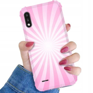 Etui ANTI-SHOCK do LG K22 Kolorowe PASTELOWE Wzory