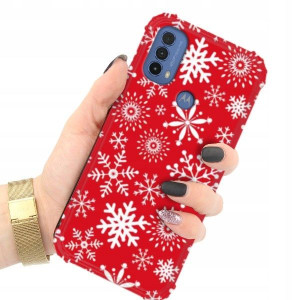 ETUI ANTI-SHOCK do MOTOROLA E20 Święta Zima Wzory