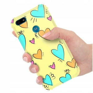 ETUI ANTI-SHOCK do MOTOROLA E6 PLAY Miłość Wzory