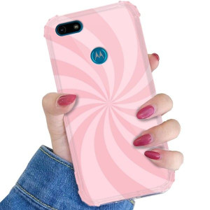 Etui ANTI-SHOCK do MOTOROLA E6 PLAY Pastel Wzory