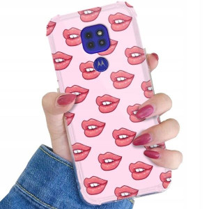 Etui ANTI-SHOCK do MOTOROLA E7 PLUS Pastel Wzory