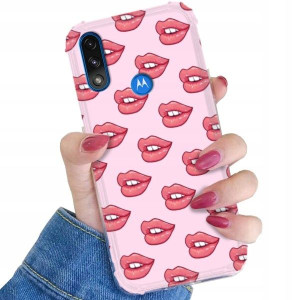 Etui ANTI-SHOCK do MOTOROLA E7i POWER Pastel Wzory