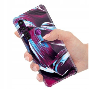 ETUI ANTI-SHOCK do MOTOROLA EDGE Kwieciste Wzory