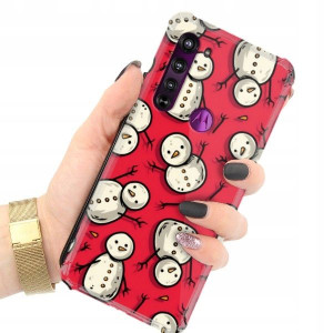 ETUI ANTI-SHOCK do MOTOROLA EDGE Święta Zima Wzory